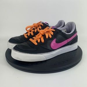 Nike Sweet Ace Black/Pink Leather Athletic Shoes 407992-050 Women's Size 8.5